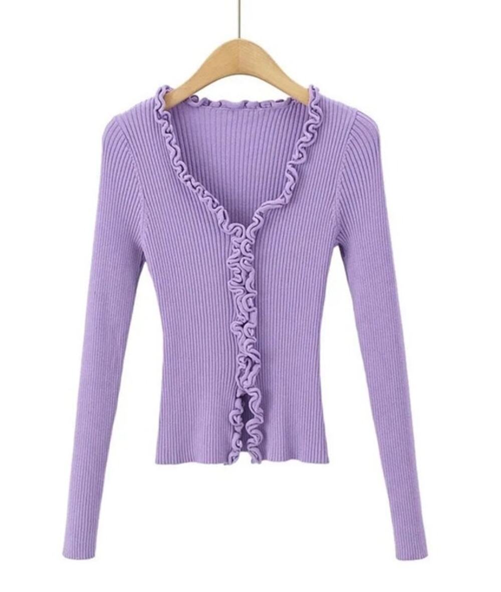 Find Me Now Charlie Ribbed Top Size Small